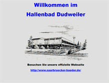 Tablet Screenshot of dudobad.de